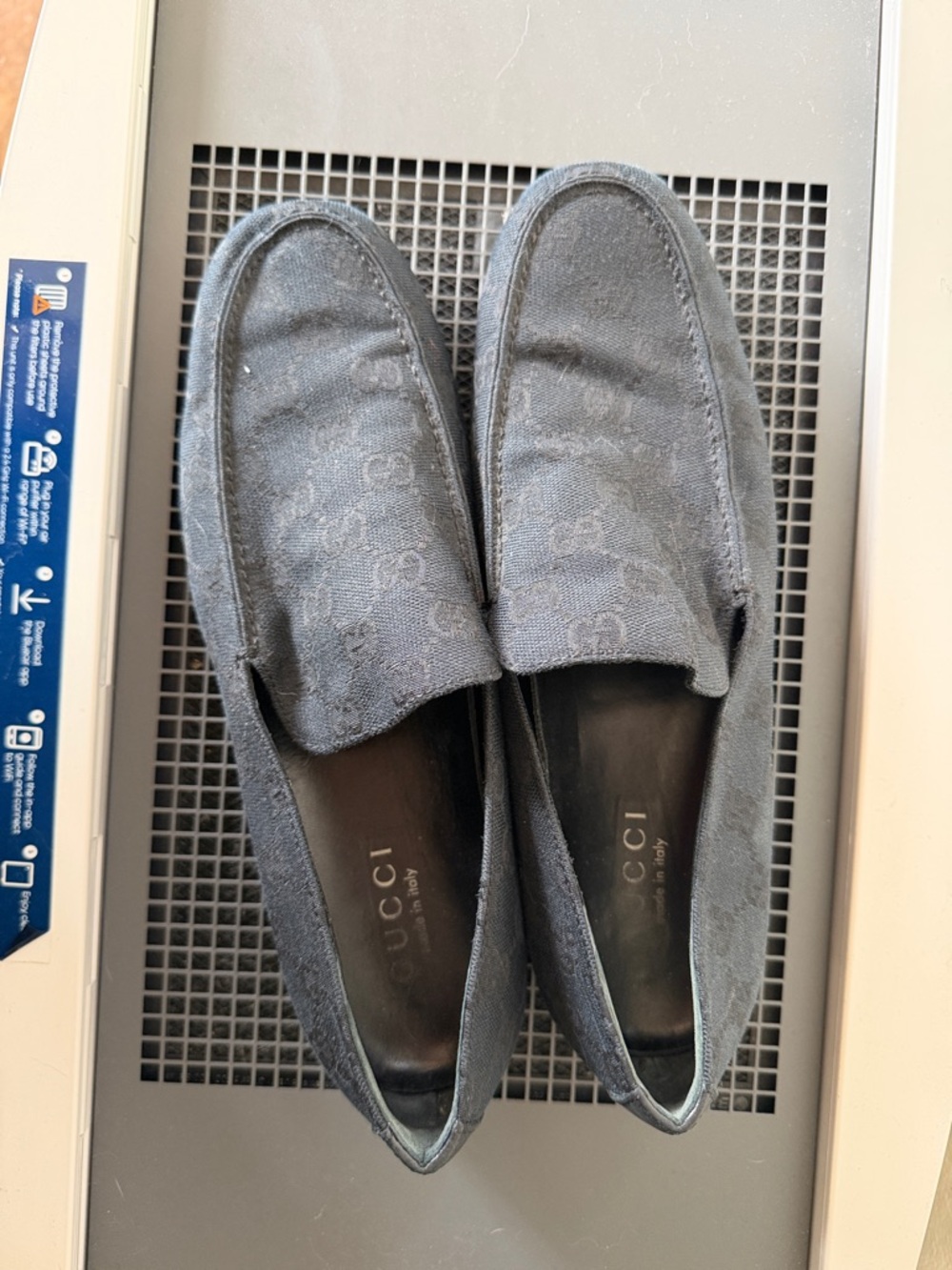 Gucci Women’s Canvas Loafers - Picture 3 of 5